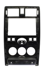 Комплект рамки с разъёмами 9" Lada Priora 2007-2013 серебро