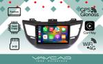 Магнитола для Hyundai Tucson 2016-2018 (рамка черная) - Vaycar VA23-0546 на Android 13, Быстрая, 4G SIM-слот