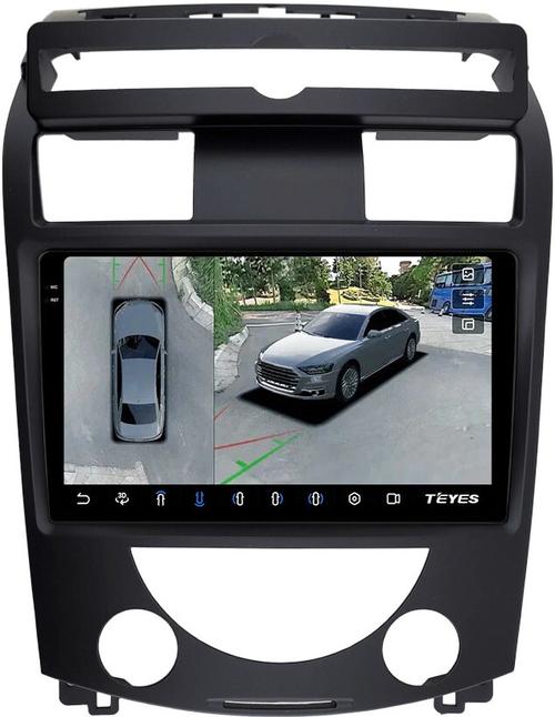 Магнитола для SsangYong Rexton 2 Y250 2007-2012 - Teyes CC3-2K-360 монитор 10.36" 2K QLED на Android 10, 6Гб+128Гб, CarPlay, 4G SIM-слот, 4 камеры в комплекте