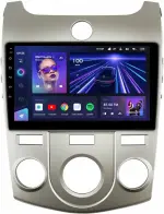 Магнитола для KIA Cerato 2 2008-2013 (кондиционер, рамка серебро) - Teyes CC3L на Android 10, CarPlay, 4G SIM-слот