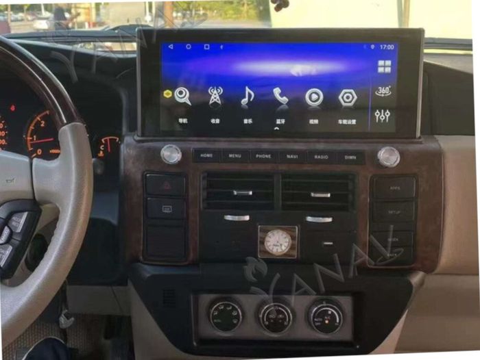 Магнитола для Nissan Patrol 2004-2010 Y51 - Kuberg ZH-N1209 монитор 12.3" на Android 12, 8Гб+128Гб, CarPlay, 4G SIM-слот