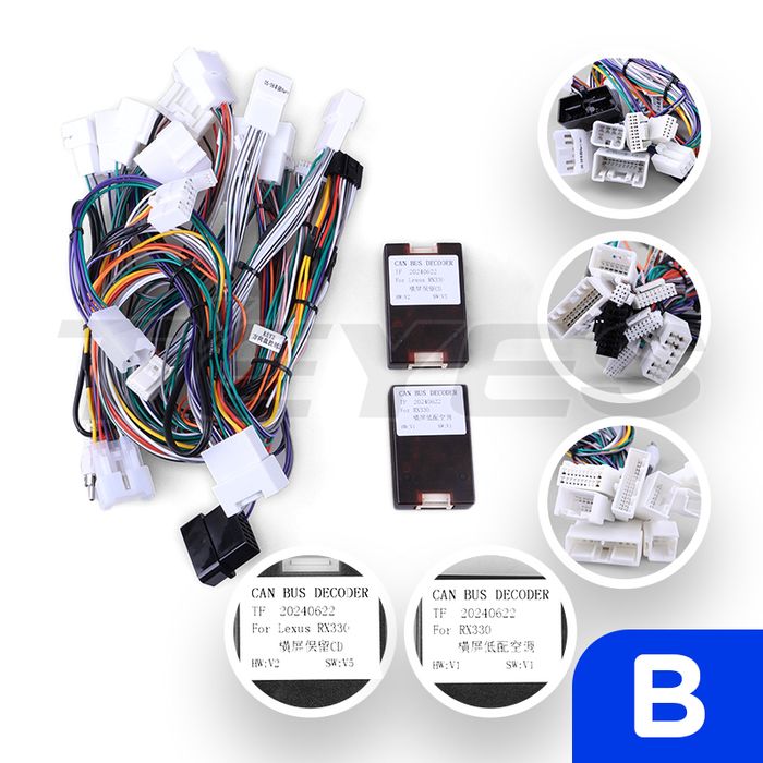 Магнитола для Lexus RX 2003-2009, Toyota Harrier XU30 2003-2013 (ШГУ цветной, рамка серо-бежевая LUX) - FarCar монитор 12.3" 2K QLED на Android 14, TS10, CarPlay, 4G SIM-слот
