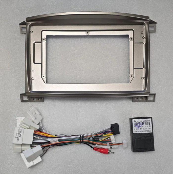 Магнитола для Toyota Land Cruiser 100, Lexus LX470 2002-2007 (климат на цветном экране) - Kuberg QLed, Android 13, TS20, CarPlay, SIM-слот