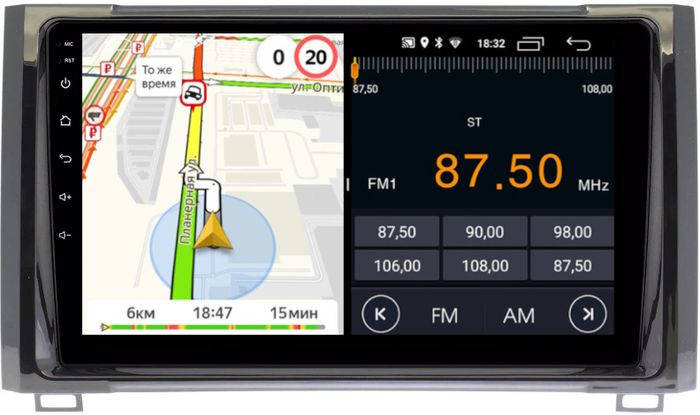 Магнитола для Toyota Tundra 2 2013-2022 - Parafar PF441FHD на Android 13, 8-ядер, 2Гб+32Гб, CarPlay, 4G SIM-слот