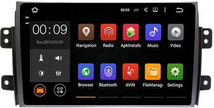 Магнитола для Suzuki SX4 2006-2014 - AIROC 2K RX-3502 Android 13, QLed+2K, ТОП процессор, 8/128, CarPlay, SIM-слот