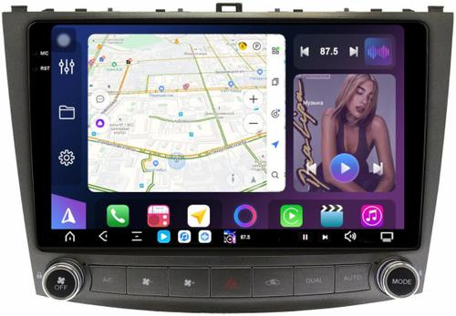 Магнитола для Lexus IS250 XE20 2005-2013 (ШГУ монохром) - FarCar GX10-9699 монитор 10.36" 2K QLED на Android 14, TS20, 6+128Гб, CarPlay, 4G SIM-слот