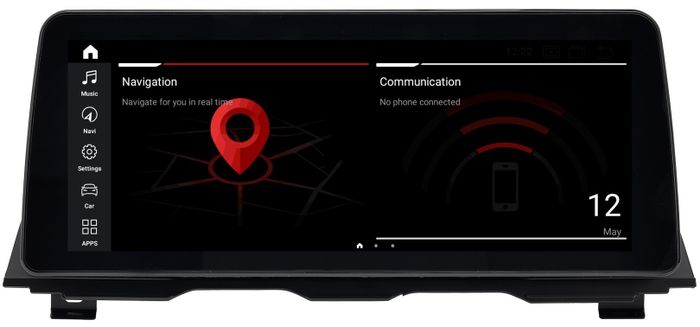 Магнитола для BMW 5-серия F10 2013-2017 NBT - RDL-1288 монитор 12.3" на Android 13, Быстрая, CarPlay, 4G SIM-слот
