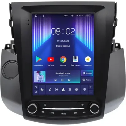 Магнитола для Toyota RAV4 3 2005-2012, Vanguard (климат) - Teyes TPRO 2 монитор 9.7" QLED в стиле "Тесла" на Android 10, TS10, 4G SIM-слот