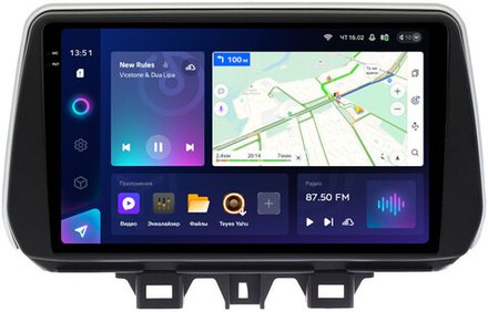 Магнитола для Hyundai Tucson 3 2018-2021 - Teyes CC3-2K QLed Android 10, ТОП процессор, SIM-слот, CarPlay