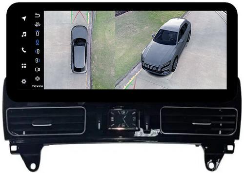 Магнитола для Mercedes-Benz ML W166, GL X166 2011-2015 NTG 4.5/4.7 (спец-рамка) - Teyes LUX ONE 360 монитор 12.3" 2K QLED на Android 10, 6+128Гб, CarPlay, 4G SIM-слот, 4 камеры в комплекте