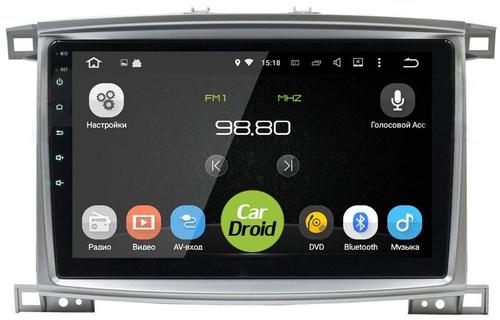 Магнитола для Toyota Land Cruiser 100, Lexus LX470 2002-2007 (экран климата снизу) - Airok RM-1123 Android 12, 8-ядер, 4/64Гб, SIM-слот