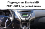 Магнитола для Hyundai Elantra 5 2011-2013 (MD) - Canbox H-Line 0078 монитор 12.3" QLED в стиле Audi на Android 10, ТОП-процессор, CarPlay, 4G SIM-слот