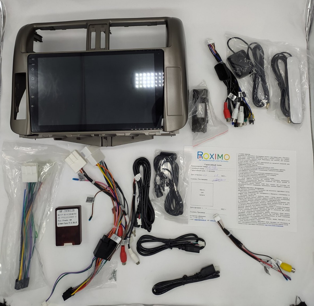 Магнитола для Toyota Land Cruiser Prado 150 2009-2013 (поддержка 360 - опция) - Airok RX-1114 Android 13, ТОП процессор, 8/128, SIM-слот