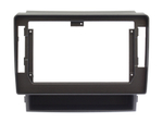 Комплект рамки с разъёмами 10" Toyota Alphard H20, Vellfire 2008-2014 (ПРАВ. руль с полочкой под магнитолой)накладка черная