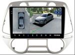 Магнитола для Hyundai i20 2009-2012 (климат) - Teyes CC3-2K-360 монитор 9.5" 2K QLED на Android 10, Быстрая, CarPlay, 4G SIM-слот, 4 камеры в комплекте