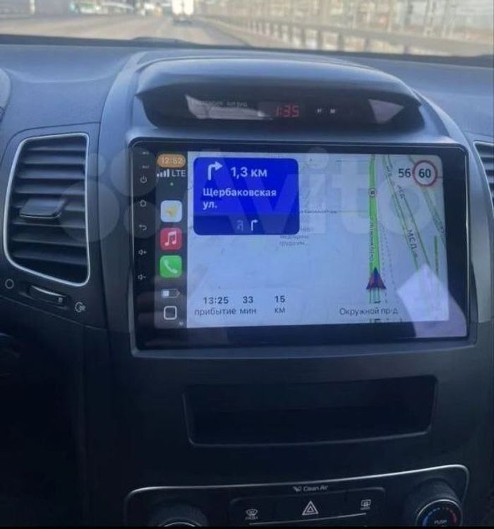 Магнитола для KIA Sorento 2 XM 2012-2016 (климат на ШГУ, рамка большая) - Teyes CC2 PLUS монитор 9" QLED на Android 10, Быстрая, 4G SIM-слот