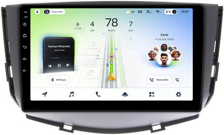 Магнитола для Lifan X60 2012-2016 - Teyes CC4L монитор 9" IPS на Android 14, Snapdragon 662, CarPlay, 4G SIM-слот