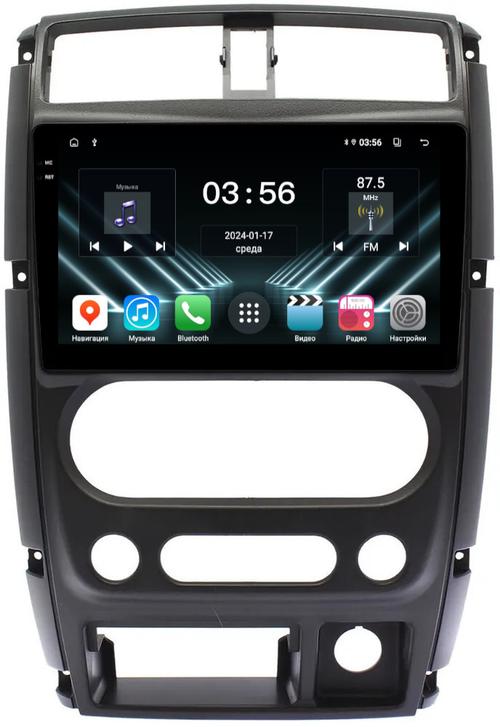 Магнитола для Suzuki Jimny 3 2005-2018 - FarCar DX3059M монитор 9.5" IPS на Android 13, 4+64Гб, CarPlay