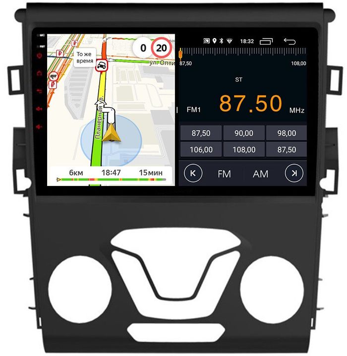 Магнитола для Ford Mondeo 5 2015-2018 - Parafar PF966LUX2FHD на Android 13, CarPlay, 4G SIM-слот