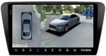 Магнитола для Skoda Octavia A7 2013-2020 - Teyes CC3-2K-360 на Android 10, 2K QLED, 6Гб+128Гб, CarPlay, 4G SIM-слот, 4 камеры в комплекте