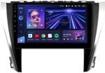 Магнитола для Toyota Camry 55 2014-2018 (рамка серебристо-черная) - Teyes CC3L на Android 10, CarPlay, 4G SIM-слот