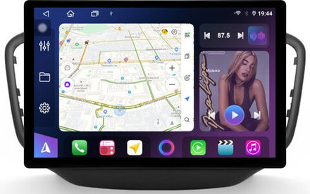 Магнитола для Chery Tiggo 5 2014-2020 - FarCar BX877 монитор 13" 2K QLED на Android 13, TS10, 6+128, CarPlay, 4G SIM-слот