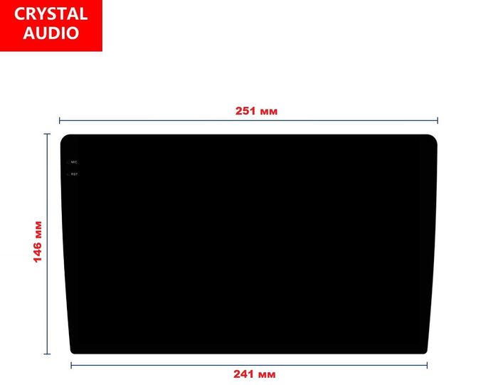 Магнитола в 10" рамку с экраном 10.5" QLED+2K - RedPower 850 PRO/PROmax, Android 14, Быстрейшая, CarPlay, SIM-слот