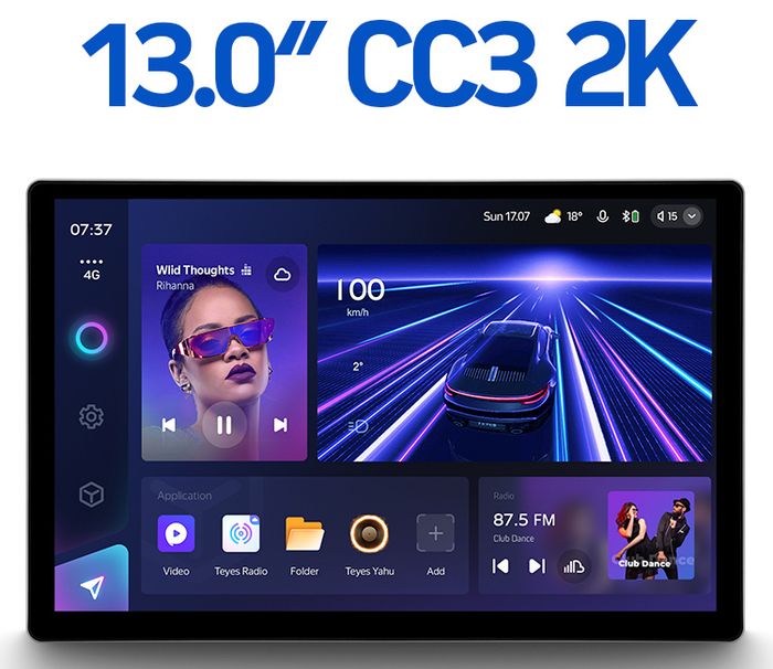 Магнитола для Volkswagen Touareg 2002-2010 (рамка-накладка) - Teyes CC3-2K монитор 13", QLED+2K, Android 10, ТОП процессор, 4G SIM-слот, CarPlay