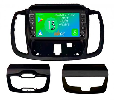 Магнитола для Ford Kuga 2011-2019 - Airoc AB-1717 (кнопки и крутилки), Android 13, TS20, 6/128Гб, SIM-слот, CarPlay