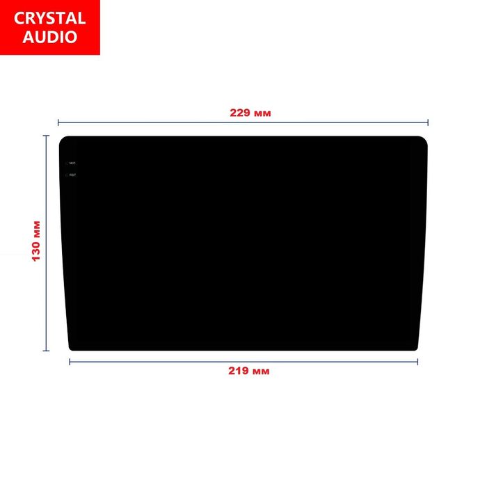 Магнитола в 9" рамку с экраном 9.5" QLED+2K - RedPower 850 PRO, Android 14, ТОП процессор, 8/256 Гб, CarPlay, SIM-слот