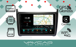 Магнитола для Volkswagen Polo V 2009-2020 - Vaycar VA81-0910-2K на Android 13, 8-ядер, 2K QLED, ТОП процессор, CarPlay, 4G SIM-слот
