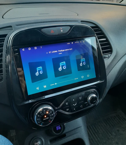 Магнитола для Renault Kaptur 2016+ - FarCar DX733M монитор 9.5" IPS на Android 13, 4+64Гб, CarPlay
