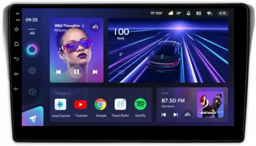 Магнитола для Subaru Levorg 1 VM 2014-2017 (вместо 2din, рамка-накладка) - Teyes CC3 на Android 10, QLED, ТОП процессор, 4Гб+32Гб, CarPlay, 4G SIM-слот