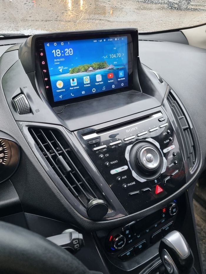 Магнитола для Ford Kuga 2013-2019 - Vaycar VA17-0362-2K на Android 13, 8-ядер, 2K QLED, ТОП процессор, CarPlay,4G SIM-слот