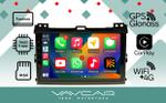 Магнитола для Toyota Land Cruiser Prado 120, Lexus GX470 (экран климата внизу) - Vaycar VA77-0456 на Android 13, Быстрая, 4G SIM-слот