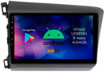 Магнитола для Honda Civic 9 2012 (седан) - Airok RM-1921 Android 12, 8-ядер, 4/64Гб, SIM-слот