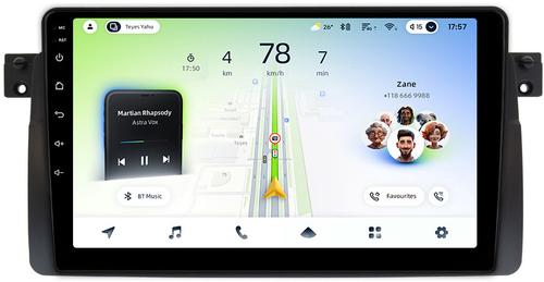 Магнитола для BMW 3 E46 1998-2006 - Teyes CC4L монитор 9" IPS на Android 14, Snapdragon 662, CarPlay, 4G SIM-слот