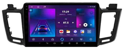 Магнитола для Toyota RAV4 XA40 2012-2019 - Parafar PF468RN2K на Android 13, QLED+2K, ТОП процессор, 4Гб+32Гб, CarPlay, 4G SIM-слот