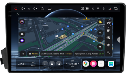 Магнитола для Renault Duster 2010-2015, Nissan Terrano 2014+ - Redpower 85093 PRO/PROmax ТОП звук, 2K QLED, Android 14, CarPlay, 4G SIM-слот