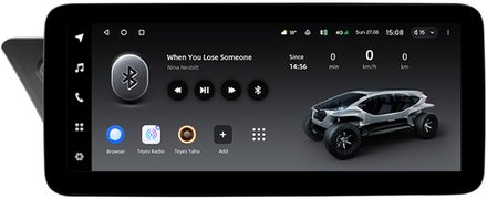 Магнитола для Mercedes-Benz E W212 седан левый руль 2012-2015 NTG 4.5 - Teyes LUX ONE монитор 12.3", Android 10, 6+128Гб, CarPlay, 4G SIM-слот
