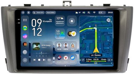 Магнитола для Toyota Avensis T270 2008-2015 (рамка серая) - Teyes CC4-PRO монитор 9.5" 2K QLED на Android 13, Snapdragon 778G, ИИ, CarPlay, DSP, 4G SIM-слот