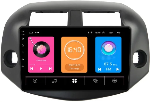 Магнитола для Toyota RAV4 30 2005-2012, Vanguard (рамка под 10") -  GT10-1001 на Android 10, 2Гб-16Гб