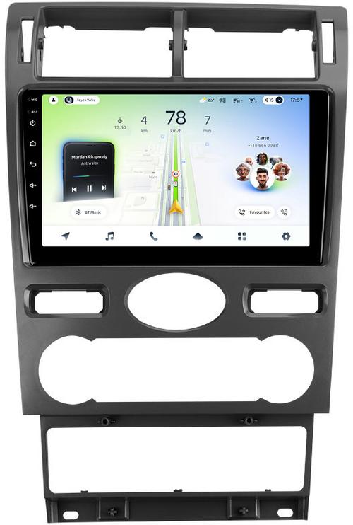 Магнитола для Ford Mondeo 3 2000-2006 (климат) - Teyes CC4L монитор 9" IPS на Android 14, Snapdragon 662, CarPlay, 4G SIM-слот
