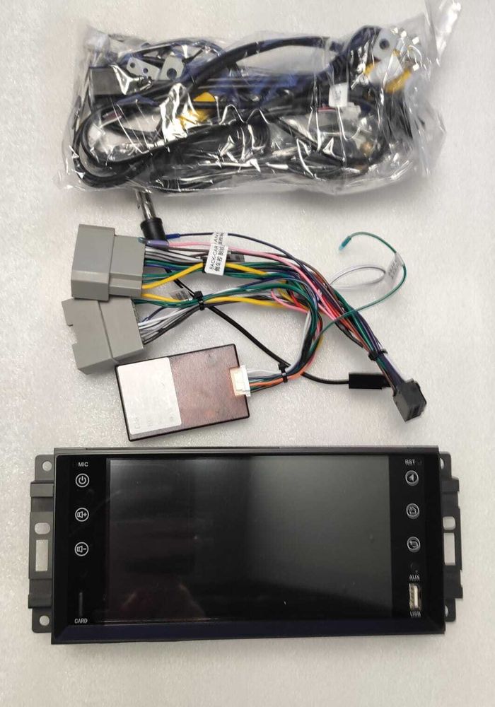 Магнитола для Jeep, Dodge, Chrysler 2006-2015 (207x98мм) - Kuberg MKD-7145-S10 Android 12, Быстрая, CarPlay, SIM-слот
