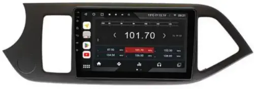 Магнитола для KIA Picanto 2011-2016 - Vaycar VA27-9217 на Android 13, 8-ядер, 2Гб-32Гб, 4G SIM-слот
