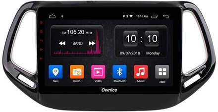 Магнитола для Jeep Compass 2016+ - Kuberg OL-1255 IPS, Android 10, 8 ядер (TS18), 4G SIM-слот