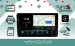 Магнитола для Toyota Yaris 2007-2010 - Vaycar VA77U-0010-2K на Android 13, 8-ядер, 2K QLED, ТОП процессор, CarPlay,4G SIM-слот