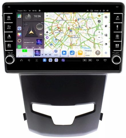Магнитола для SsangYong Actyon II 2013-2021 - Kuberg SF-9082 (кнопки и крутилки) Android 13, TS20, 6+128Гб, CarPlay, 4G SIM-слот