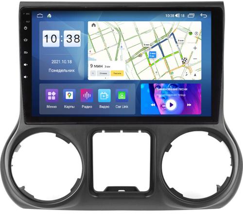 Магнитола для Jeep Wrangler 2010-2014 - Parafar PF098LUX1UHD на Android 13, QLED, ТОП процессор, 8Гб+128Гб, CarPlay, 4G SIM-слот