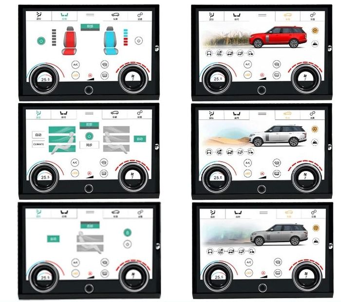 Сенсорная панель климата Range Rover 4 2012-2017 - LCD/ЖК экран 10" IPS, без отверстия под CD